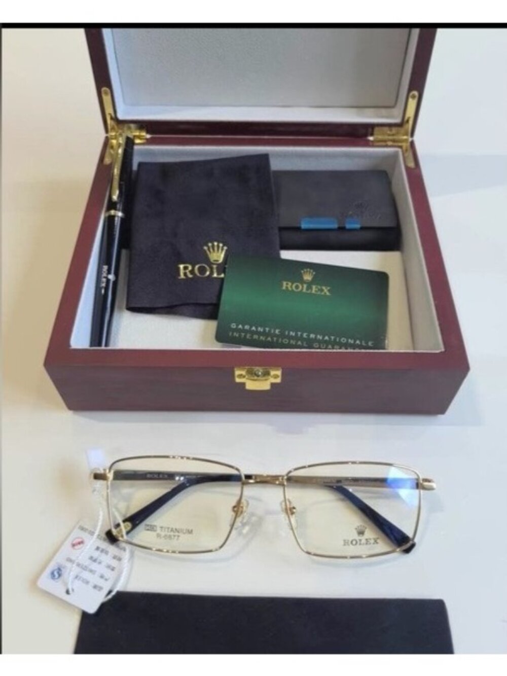 Vintage Rolex Titanium EyeglassesFull Set with Original Case